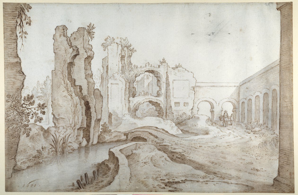 Rovine delle Terme di Tito da Sebastian Vrancx