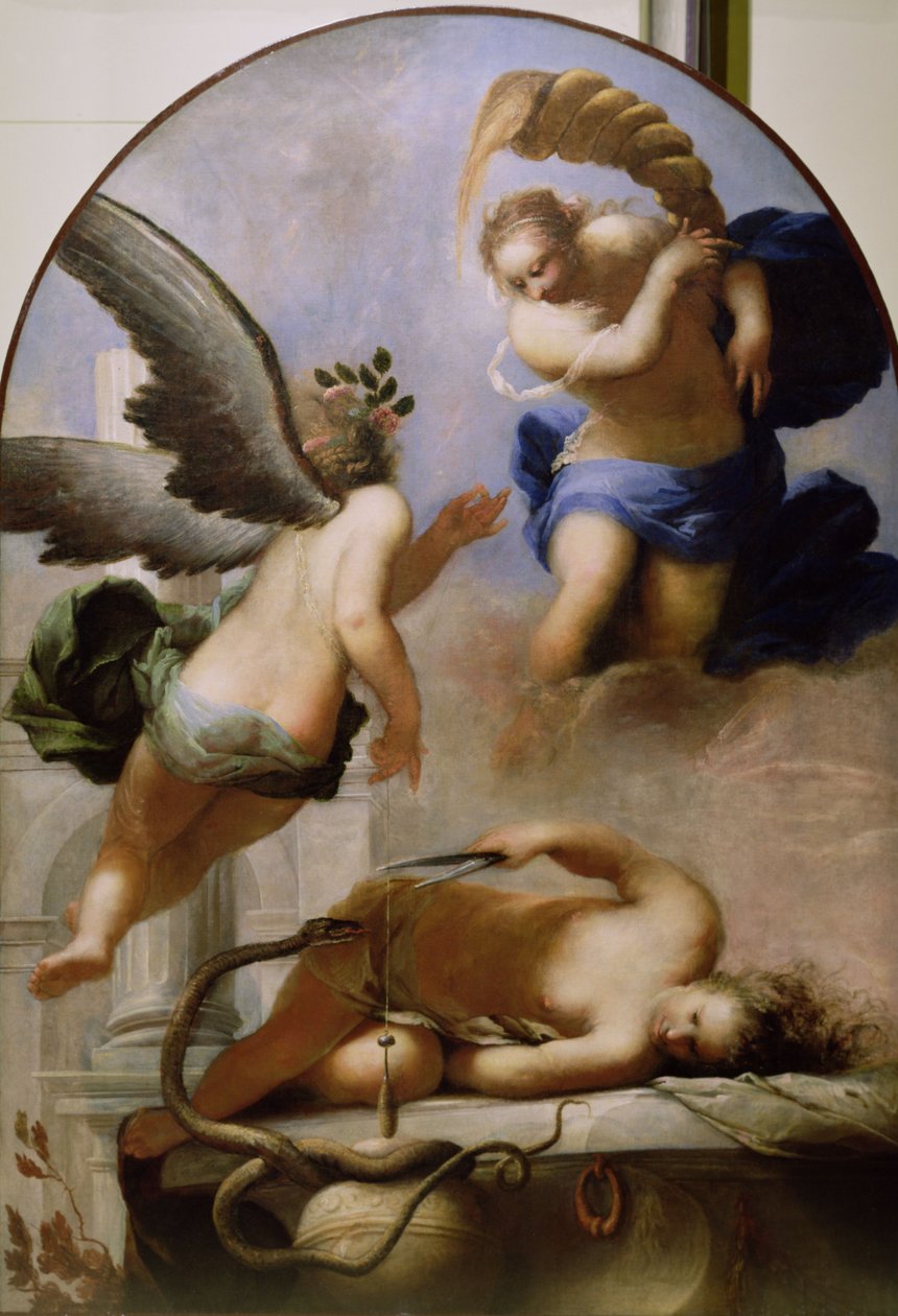 Le tre Parche, c.1670 da Sebastiano Mazzoni
