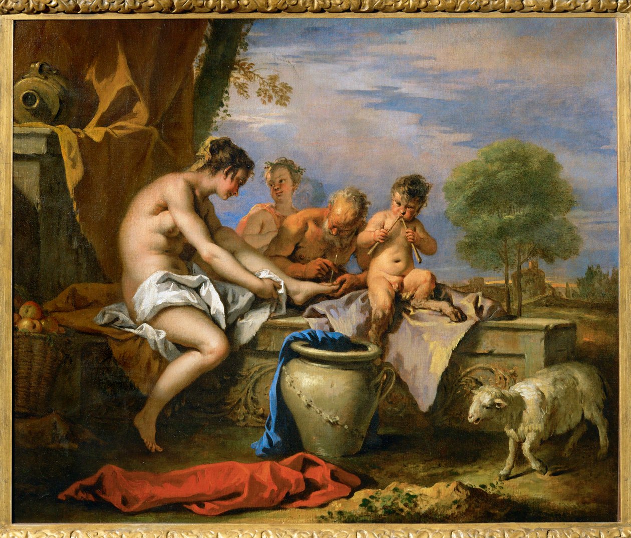 Ninfe e satiri ... da Sebastiano (attr. to) Ricci