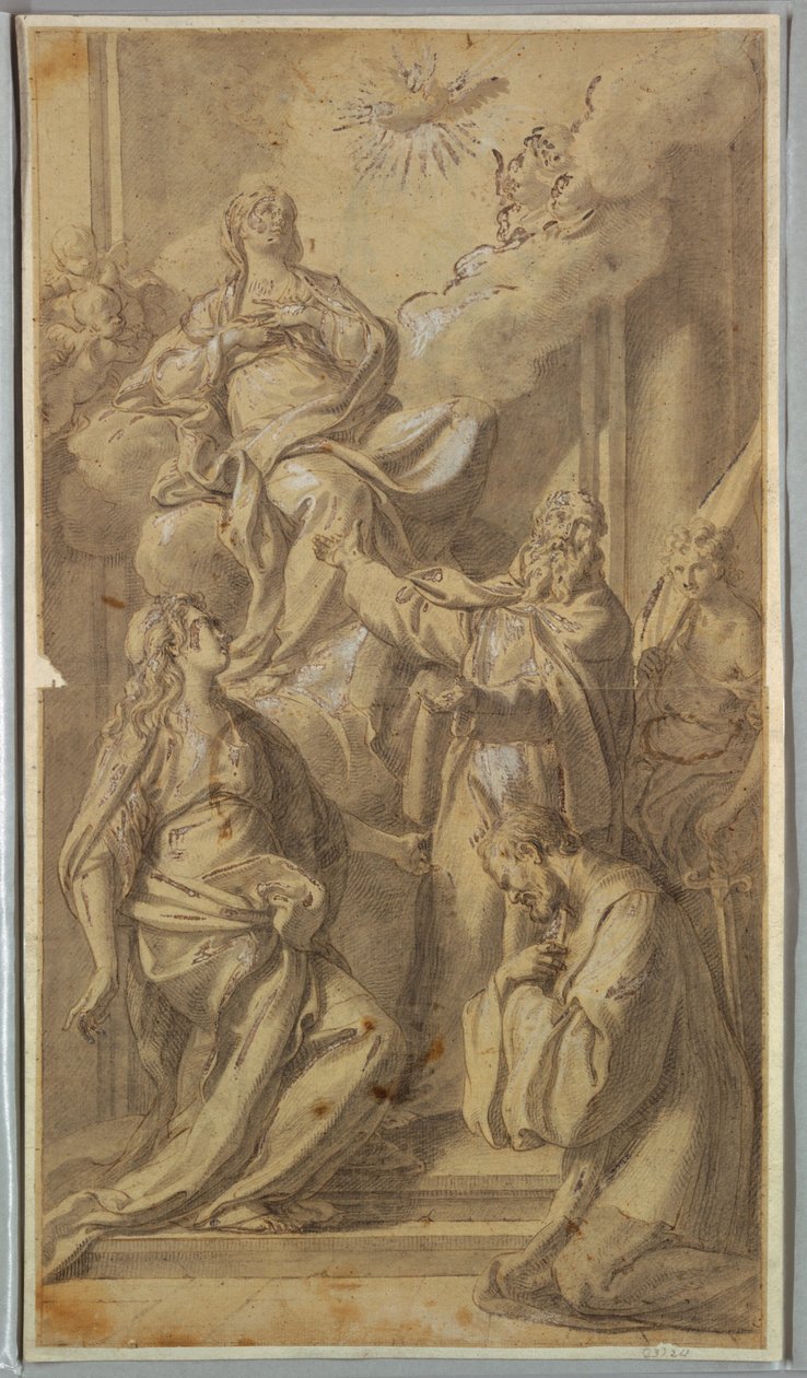 Madonna e santi da Sebastiano Conca
