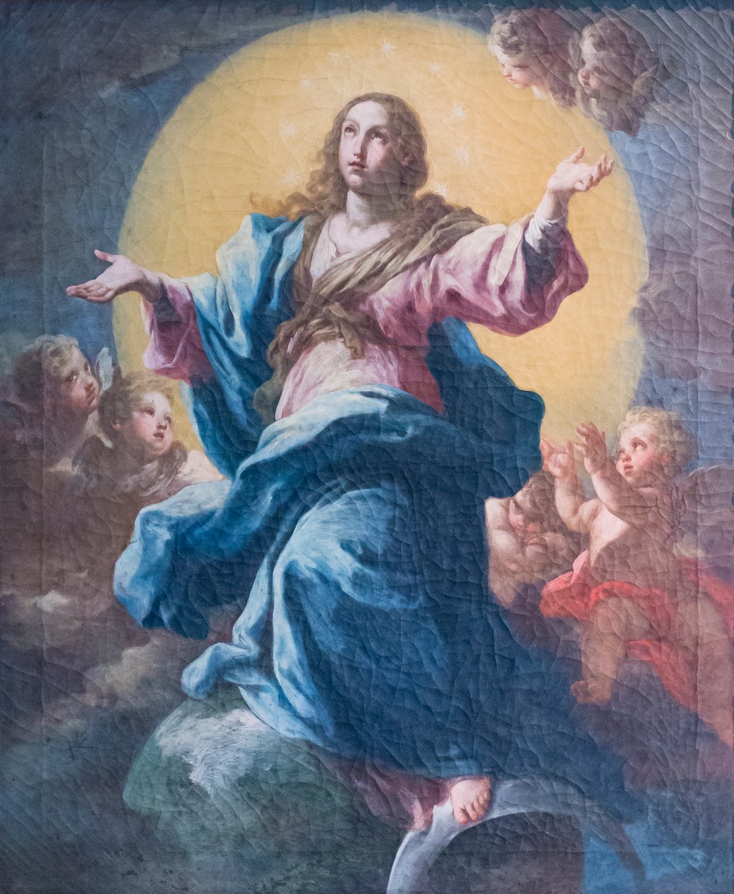 Vergine in gloria e angeli da Sebastiano Conca