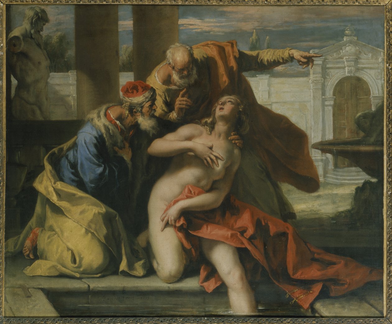 Susanna e i vecchioni da Sebastiano Ricci