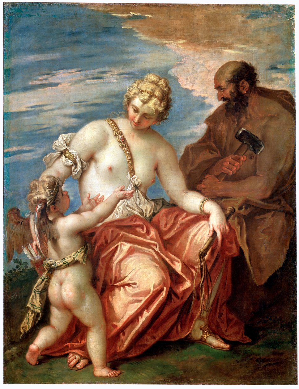 Venere, Vulcano e Cupido, 1700 da Sebastiano Ricci