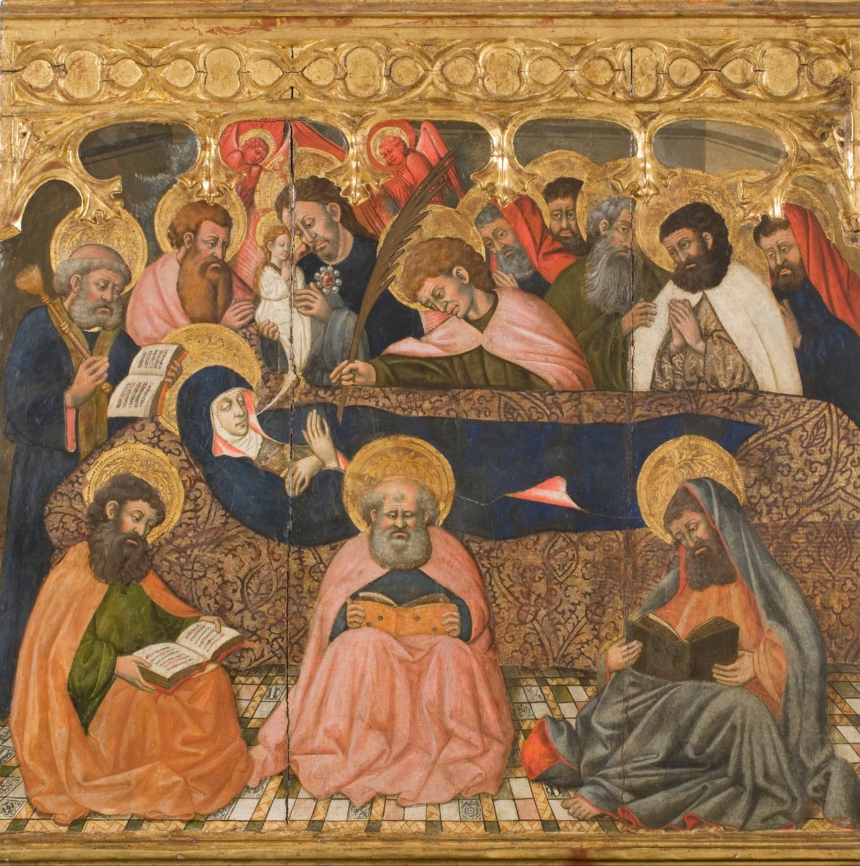 Dormizione della Vergine da Second Master of Estopiñán