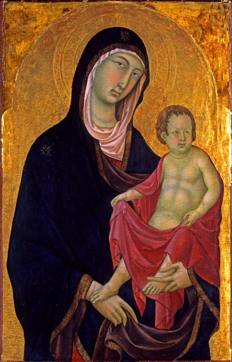 Madonna con Bambino, c.1320-1330 da Segna di Bonaventura