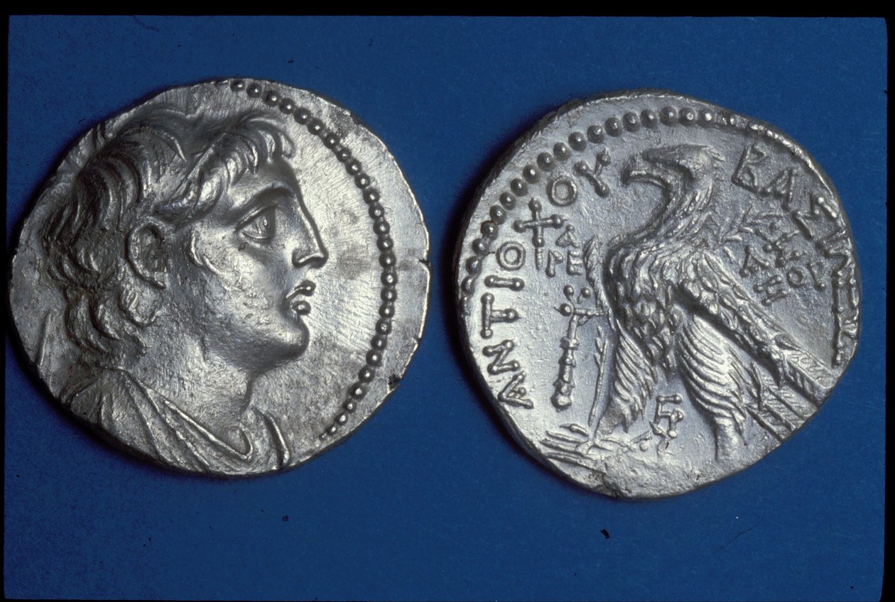 Monete di Antioco VII Sidete, c.135-136 a.C. da Seleucid