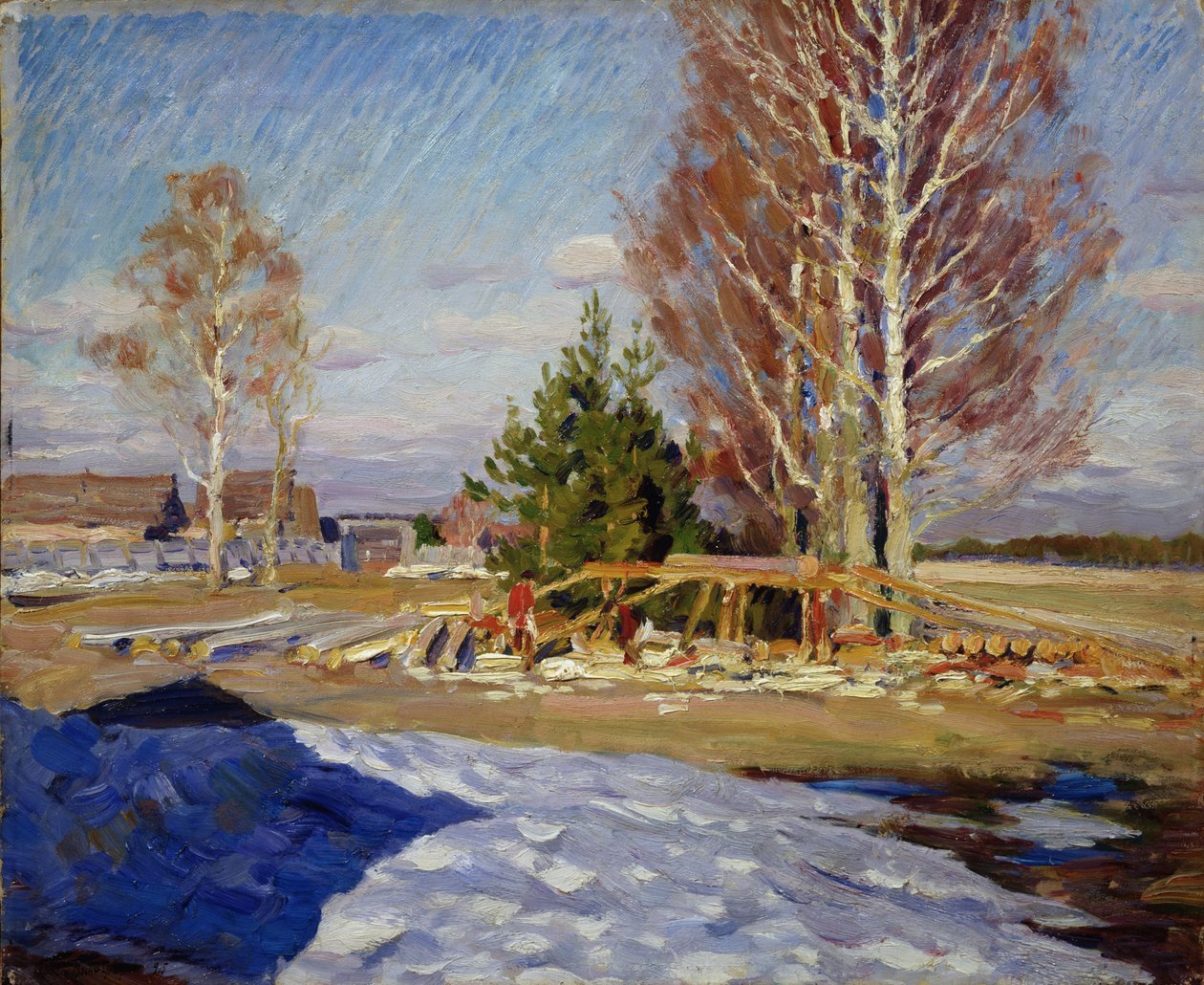 Paesaggio primaverile, 1915 da Sergei Arsenevich Vinogradov