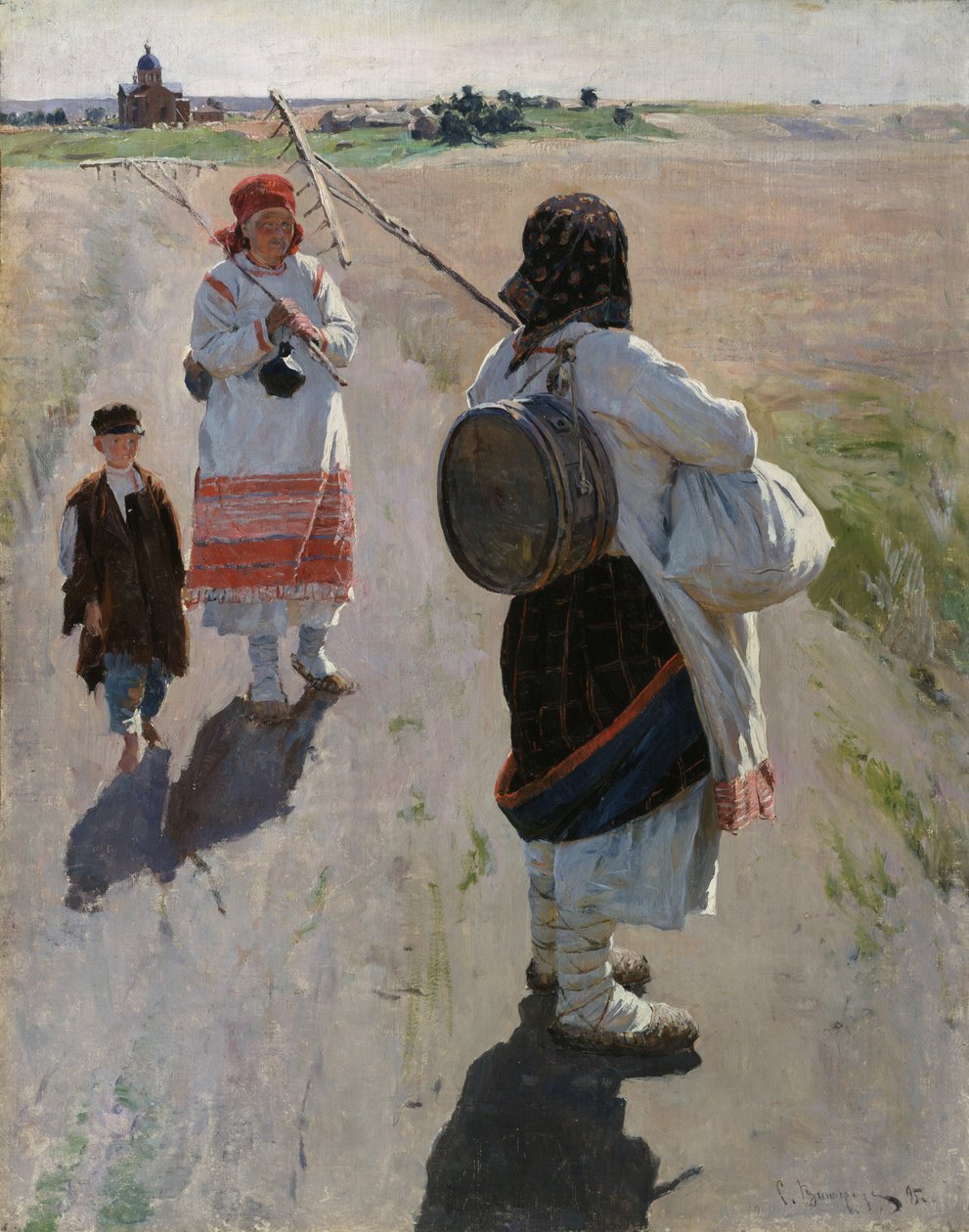 Al lavoro, 1895 da Sergei Arsenevich Vinogradov