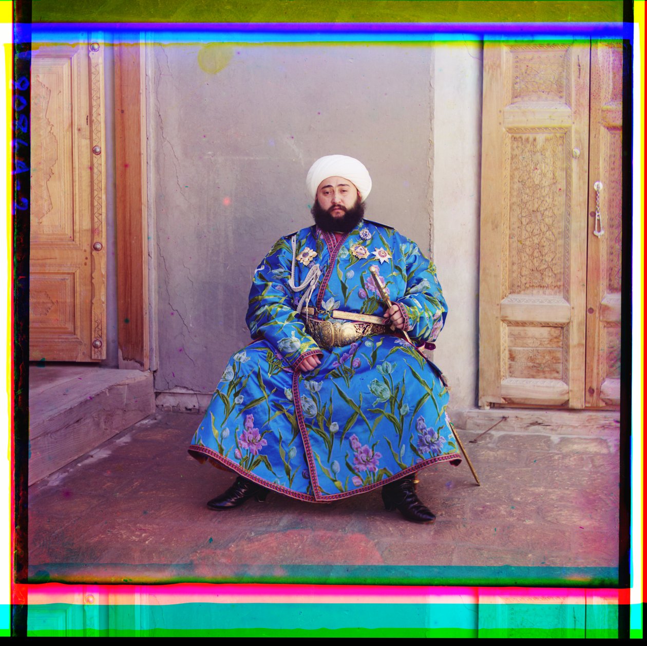 Emiro di Bukhara da Sergei Mikhailovich Prokudin Gorskii