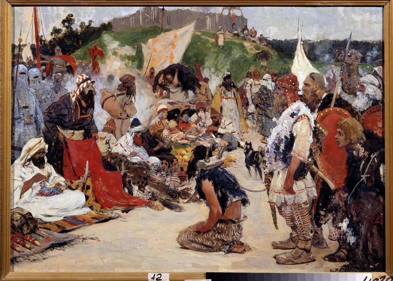 Commercio in uno stato slavo orientale da Sergej Vasilevic Ivanov