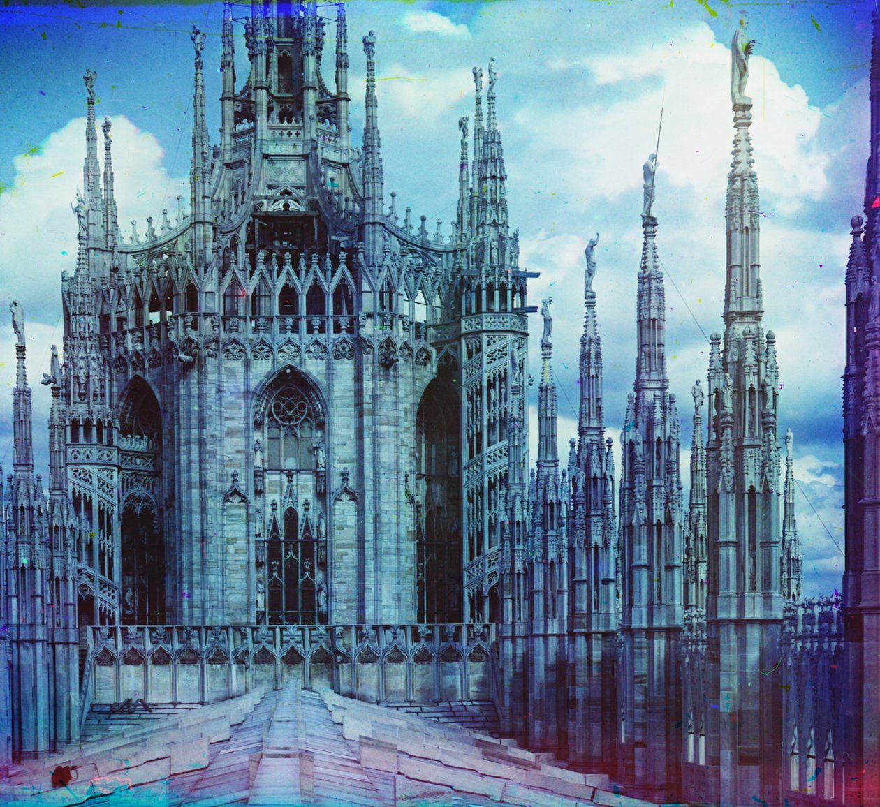 Duomo di Milano, 1905-1915 da Sergey Prokudin Gorsky