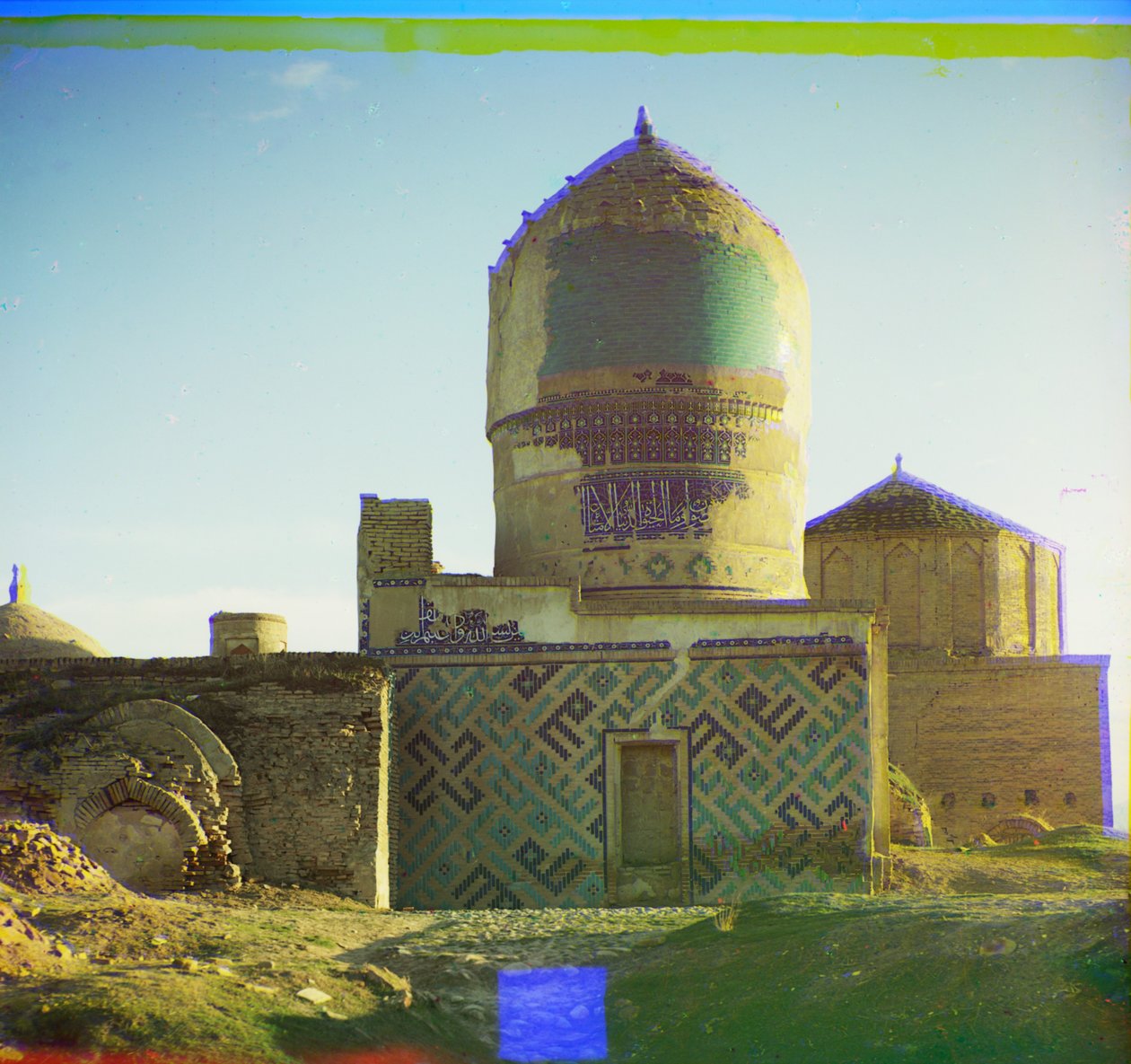 Tomba a Shakh-i Zindeh, Samarcanda, 1905-1915 da Sergey Prokudin Gorsky