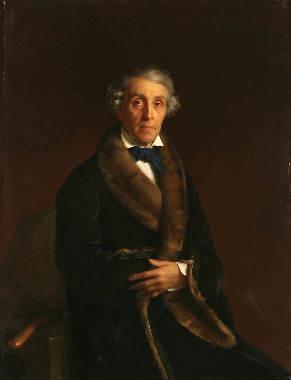 Ritratto di Fëdor Petrovič Tolstoj da Sergey Konstantinovich Zaryanko