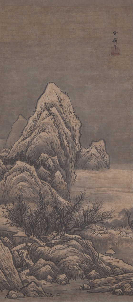 Paesaggio invernale da Sesshû Tôyô