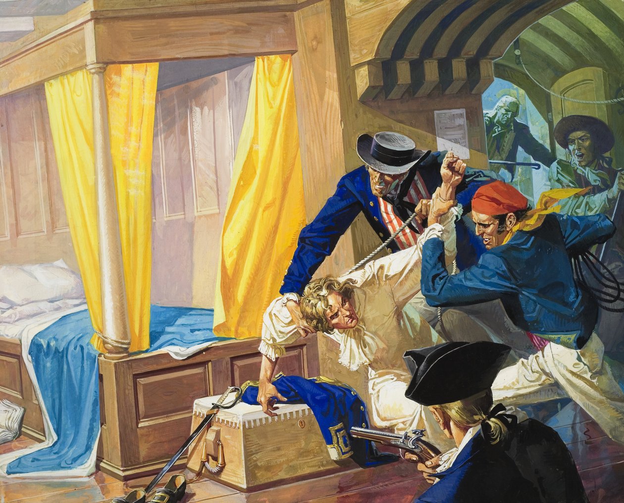 Capitano William Bligh (1754-1817) (gouache su carta) da Severino Baraldi