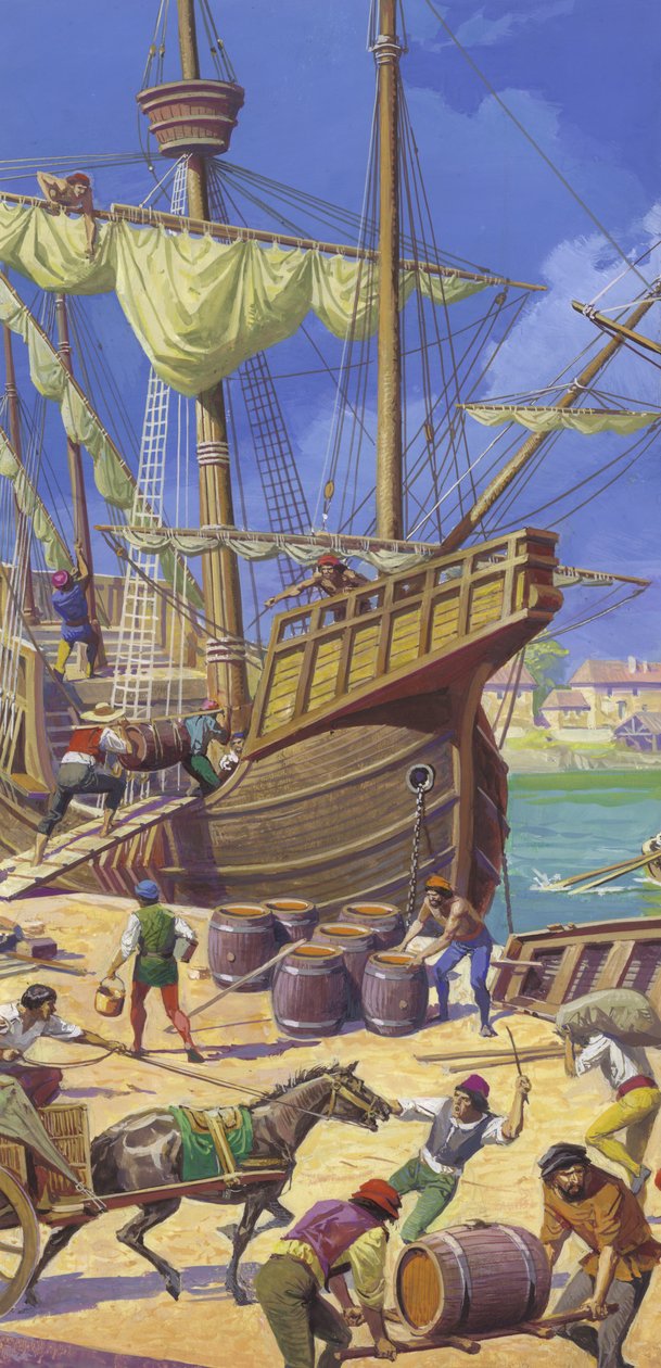 La flotta di Ferdinando Magellano da Severino Baraldi