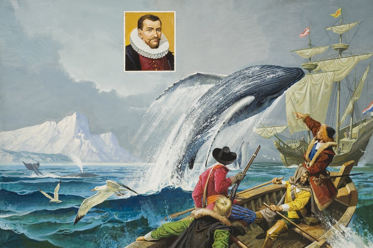 Henry Hudson (c.1570-1611) (gouache su carta) da Severino Baraldi