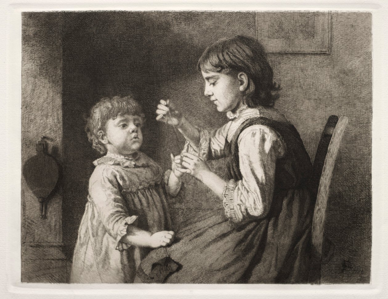 Il primo lavoro ad ago da Seymour Joseph Guy