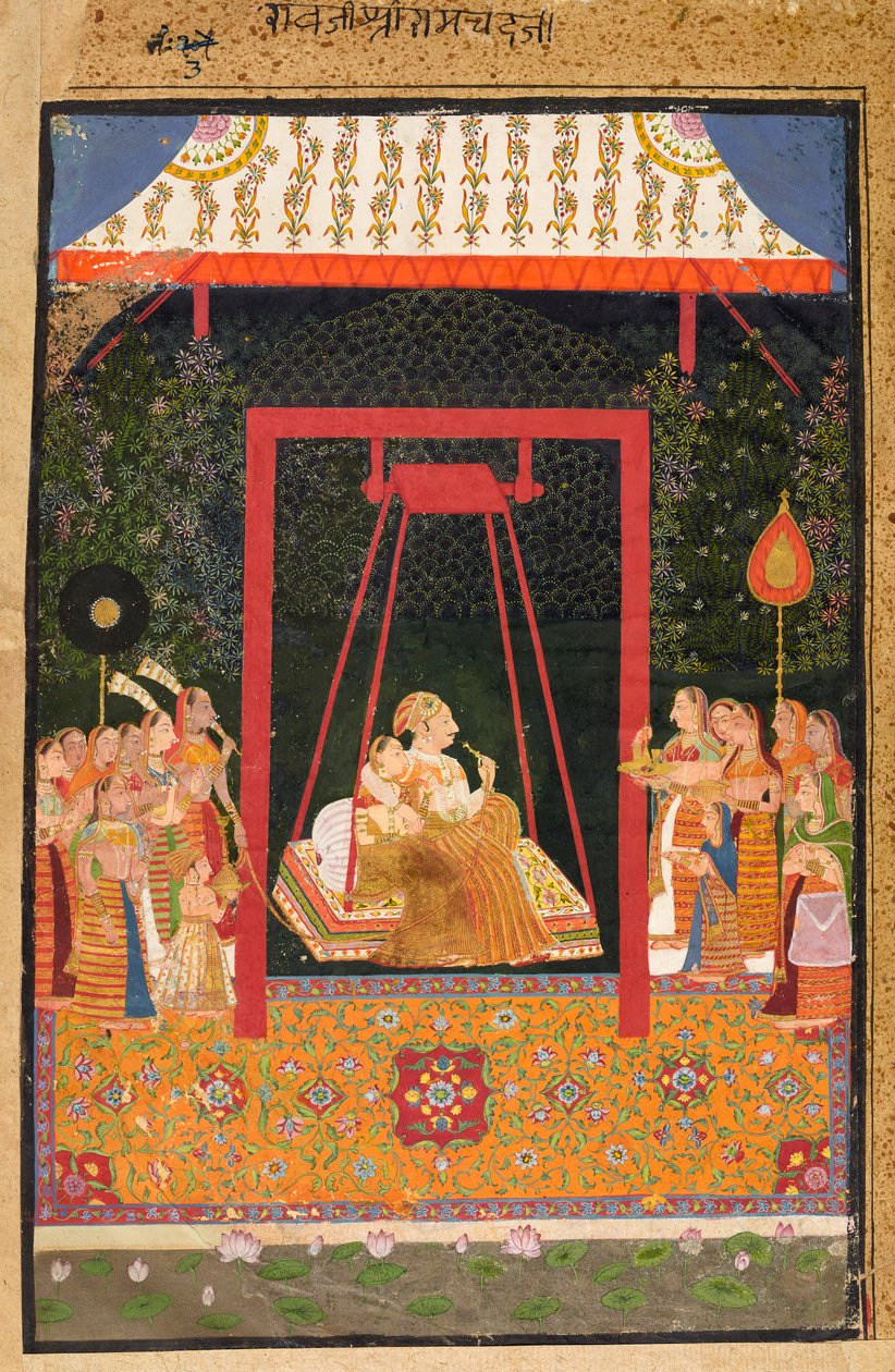 Rao Ram Chandra di Bedla su un
