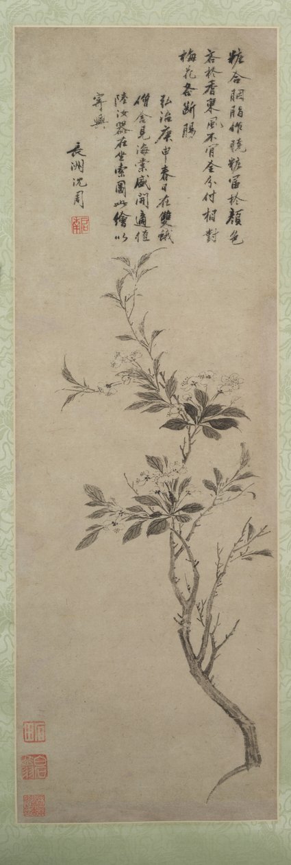 Melo in fiore da Shen Zhou