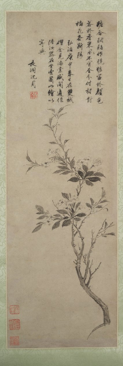 Melo in fiore, 1500 da Shen Zhou