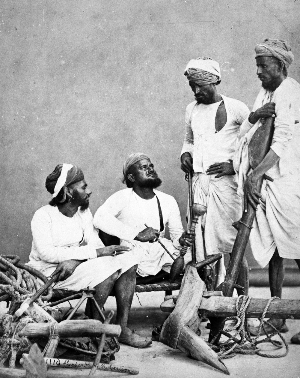 Jat Zemindars e Ryots, c.1863 da Shepherd and Robertson