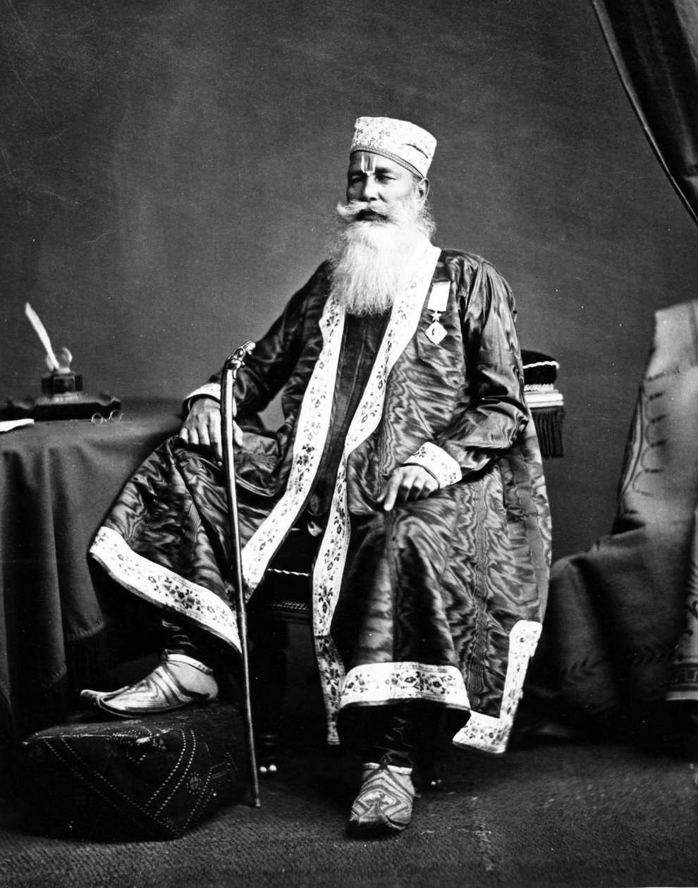 Lachman Das, Seth di Muttra, c.1863 da Shepherd and Robertson