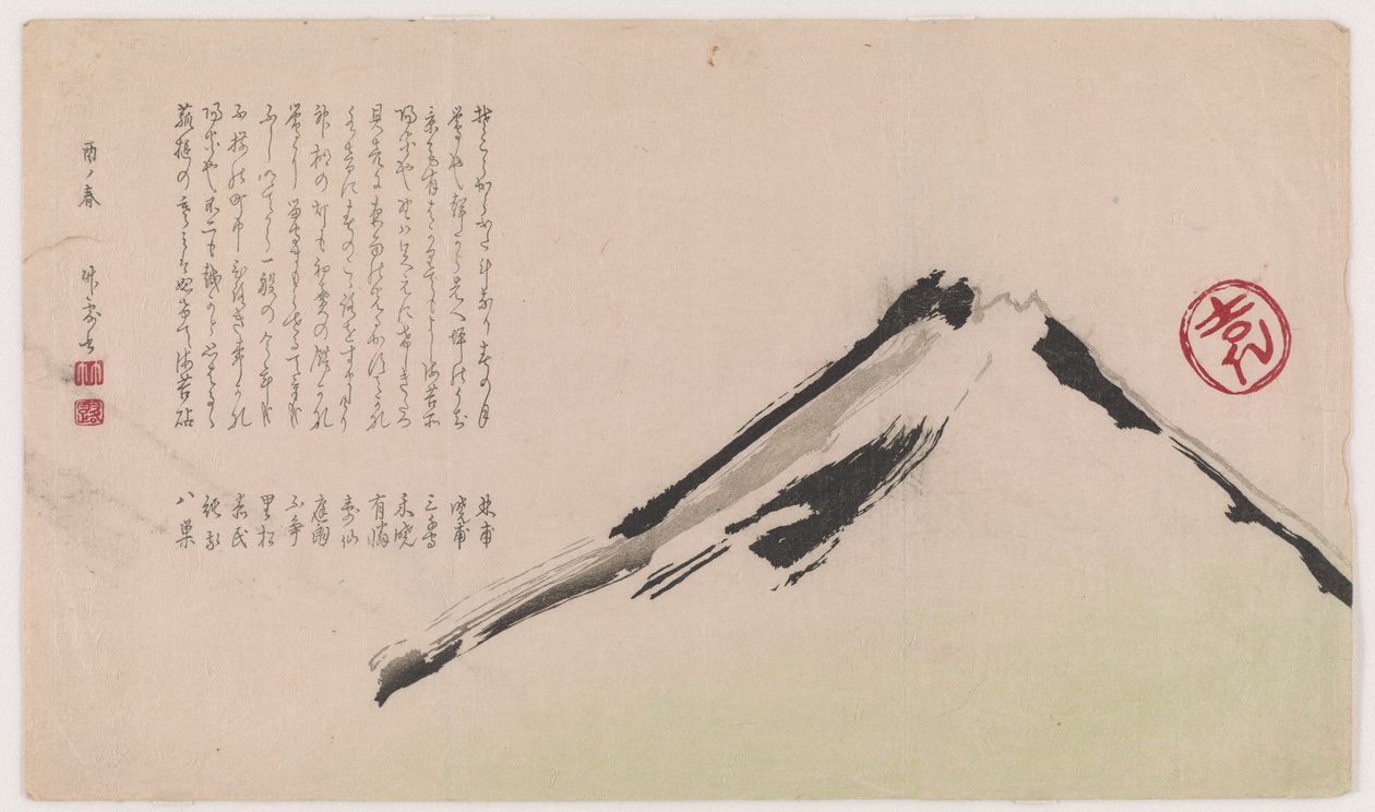 Monte Fuji, 1877 da Shibata Zeshin