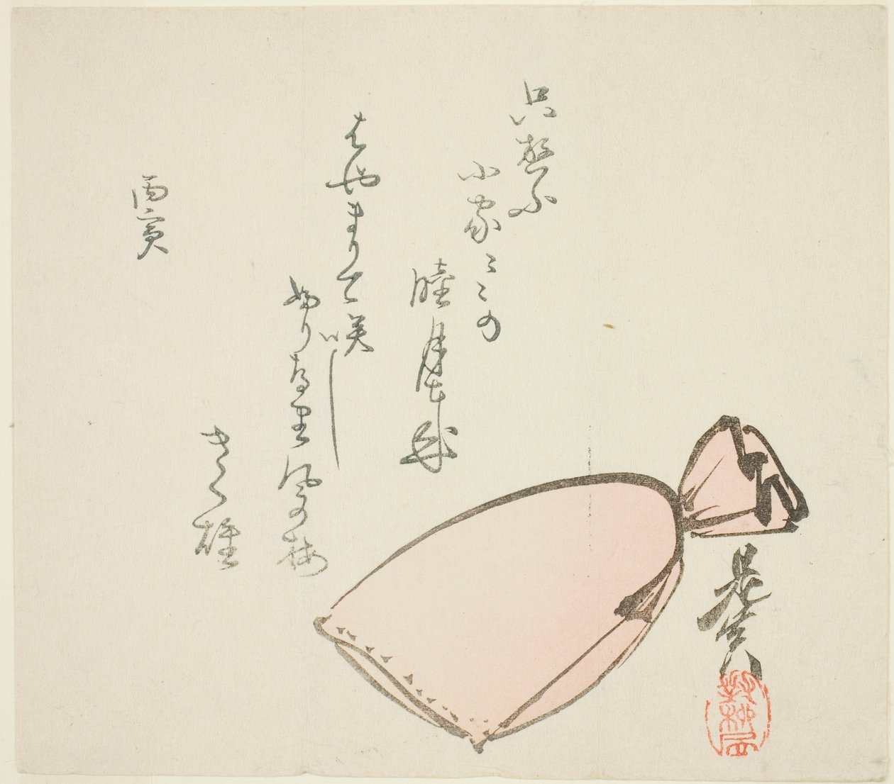 Una borsa da Shibata Zeshin