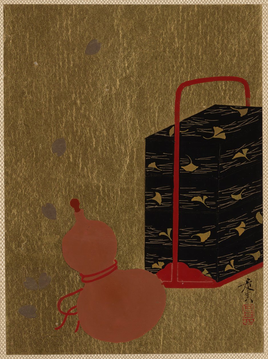 Scatola di lacca e zucca da Shibata Zeshin