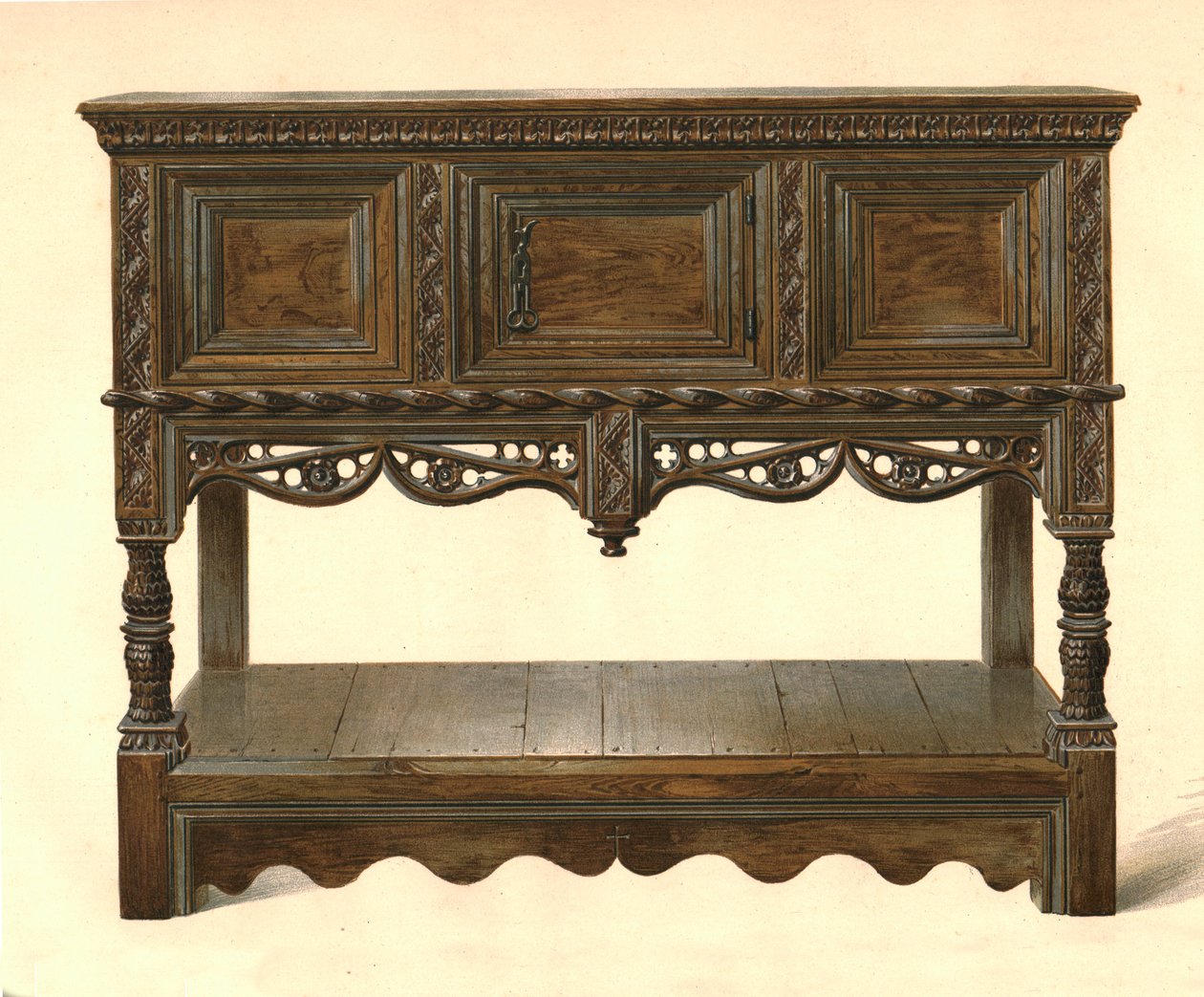 Credenza, 1904 da Shirley Charles Llewellyn Slocombe