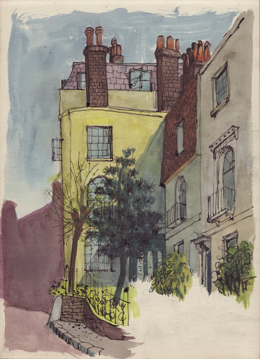 Case a Hampstead, c. 1950 da Shirley Markham