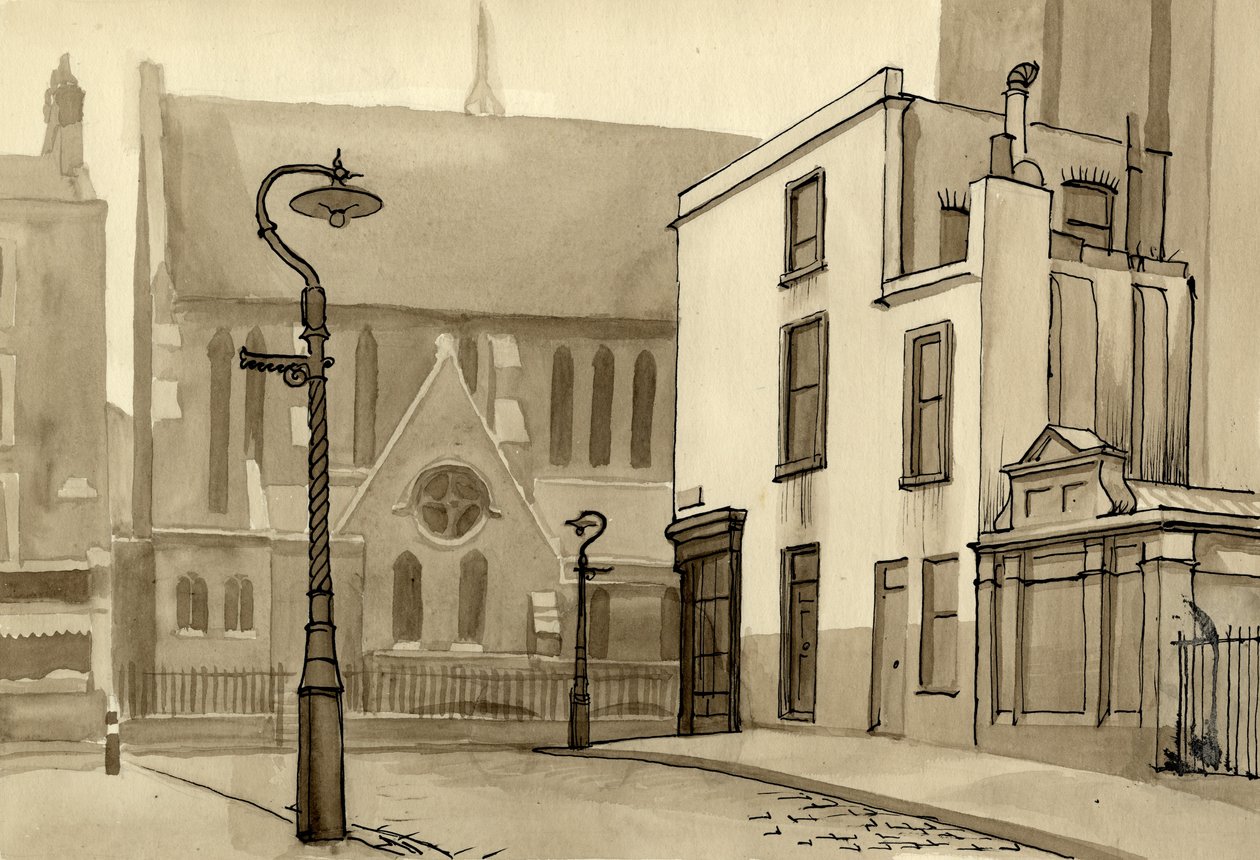 Lampione e chiesa da Shirley Markham