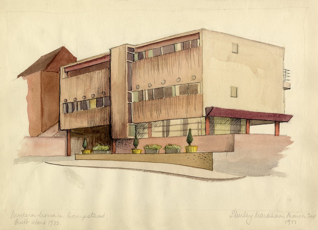 Casa moderna a Hampstead da Shirley Markham