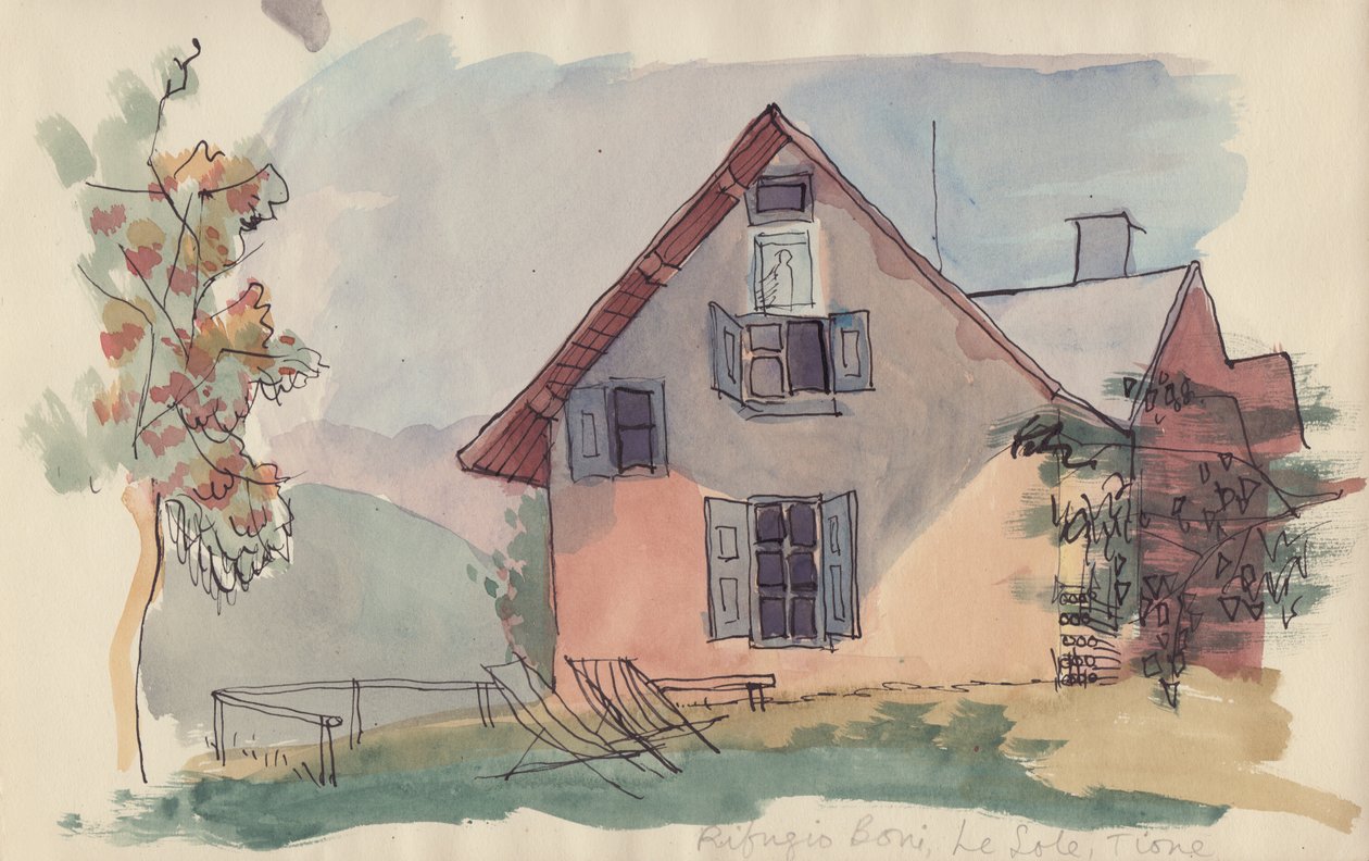 Rifugio Boni, Le Sole, Tione, c1950 da Shirley Markham