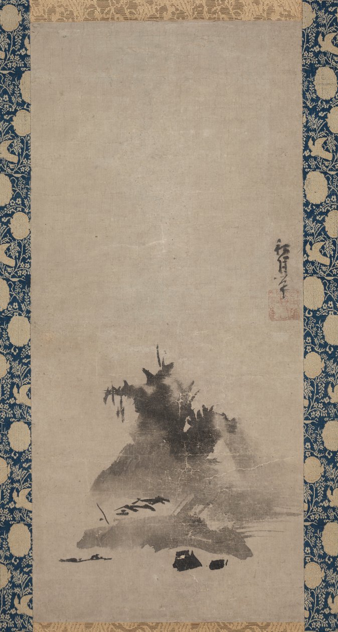 Paesaggio Haboku (inchiostro spruzzato) da Shugetsu Tokan
