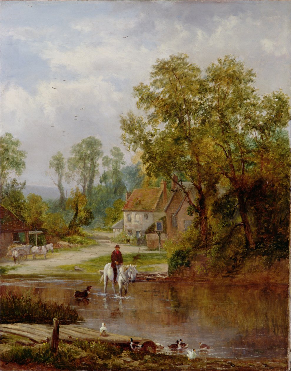 Un guado sul fiume Arun da Sidney Clark
