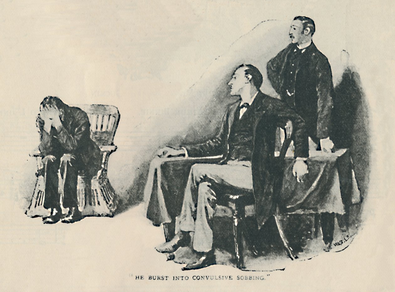 Scoppiò in un pianto convulso da Sidney Paget