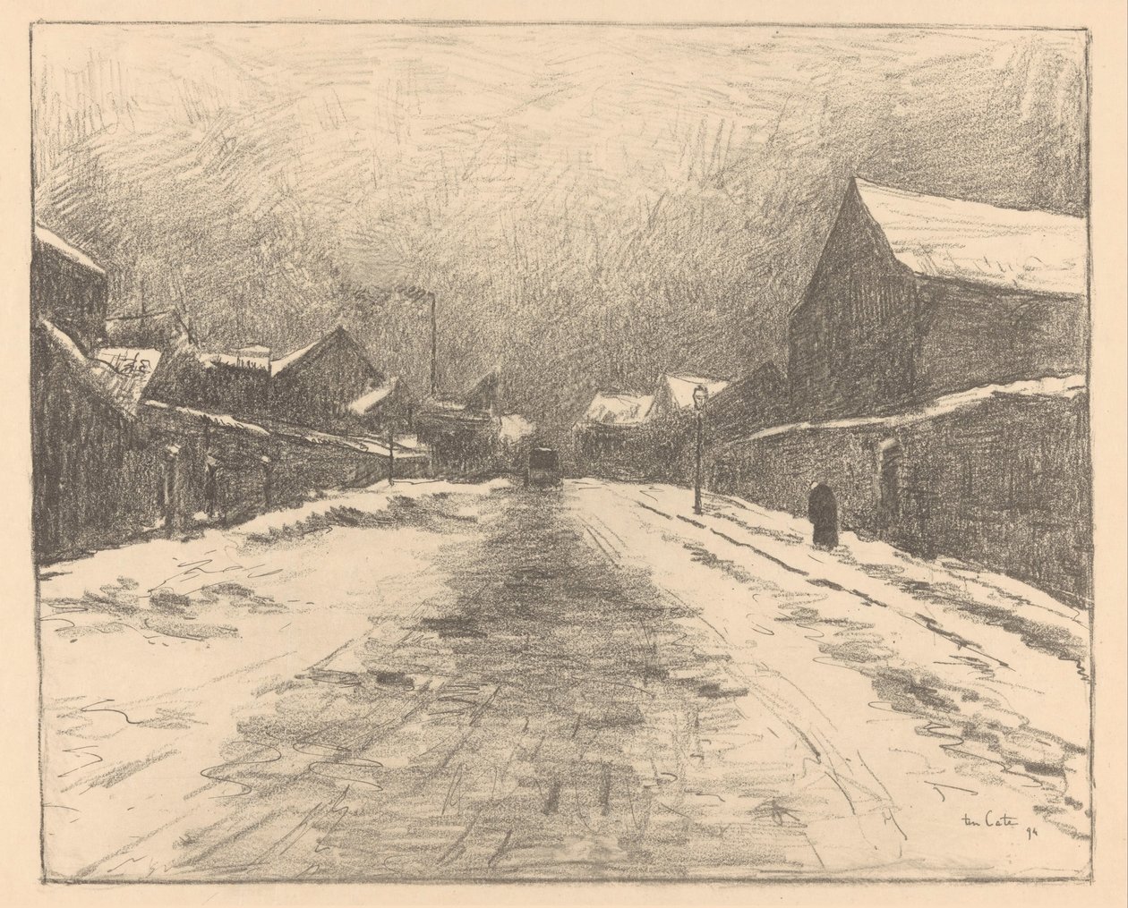 Strada innevata da Siebe Johannes ten Cate