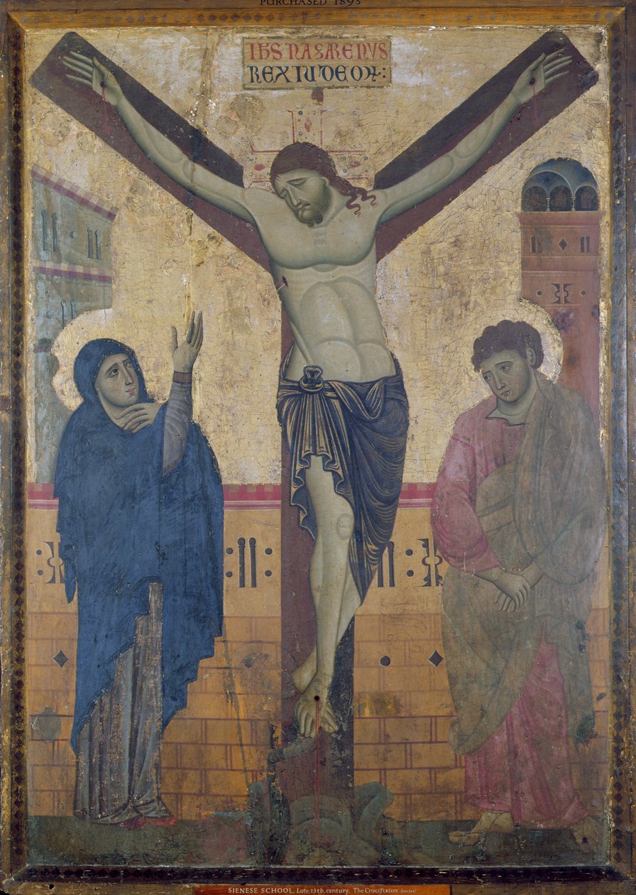 Crocifissione, c.1285 da Sienese School
