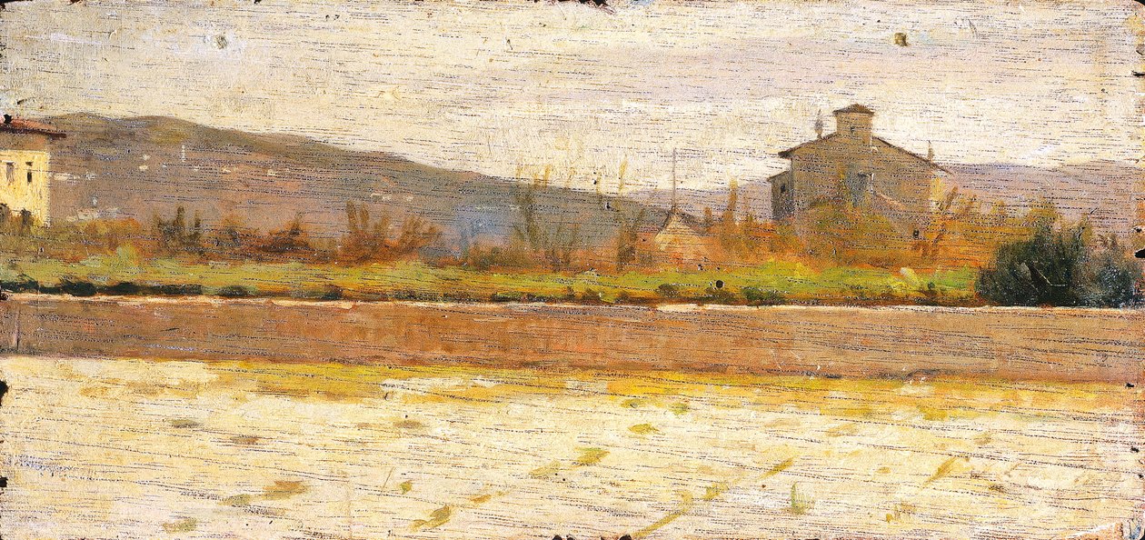 Paesaggio di Modigliana, di Silvestro Lega da Silvestro Lega