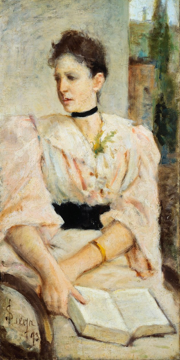 Ritratto di Paola Bandini da Silvestro Lega