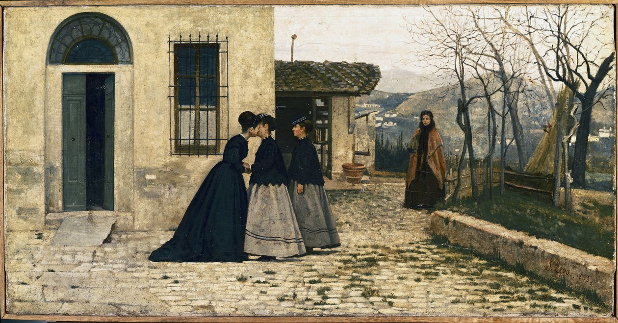La visita da Silvestro Lega