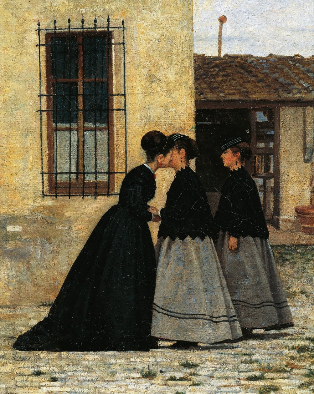 La visita (dettaglio) da Silvestro Lega