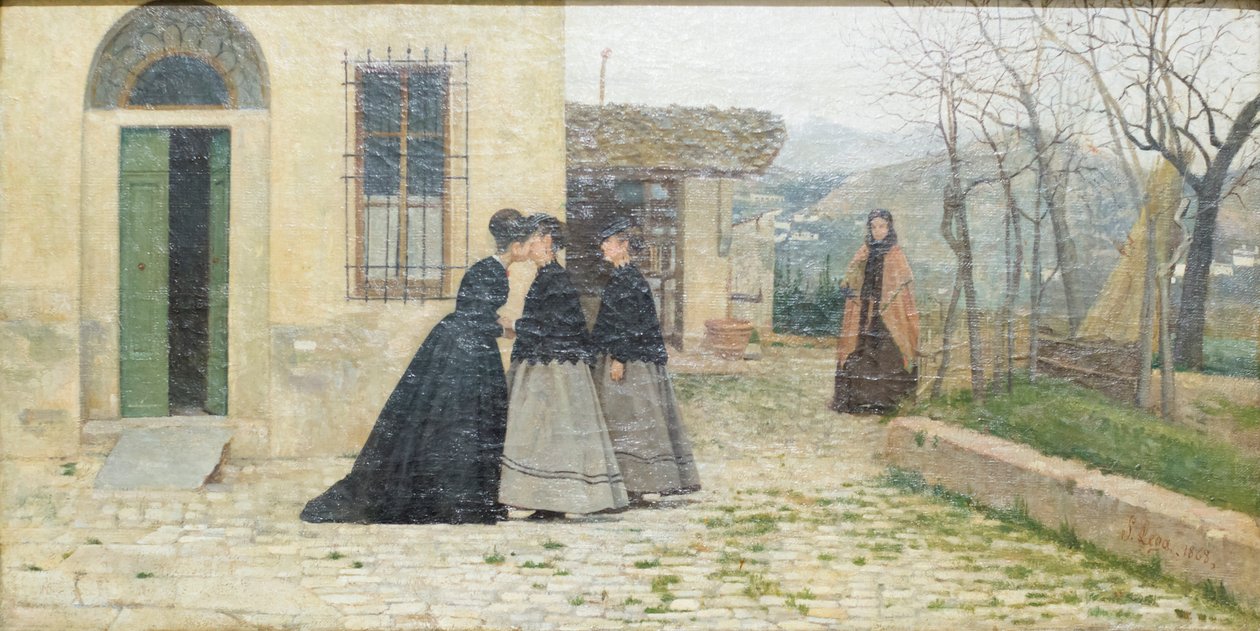 La visita da Silvestro Lega