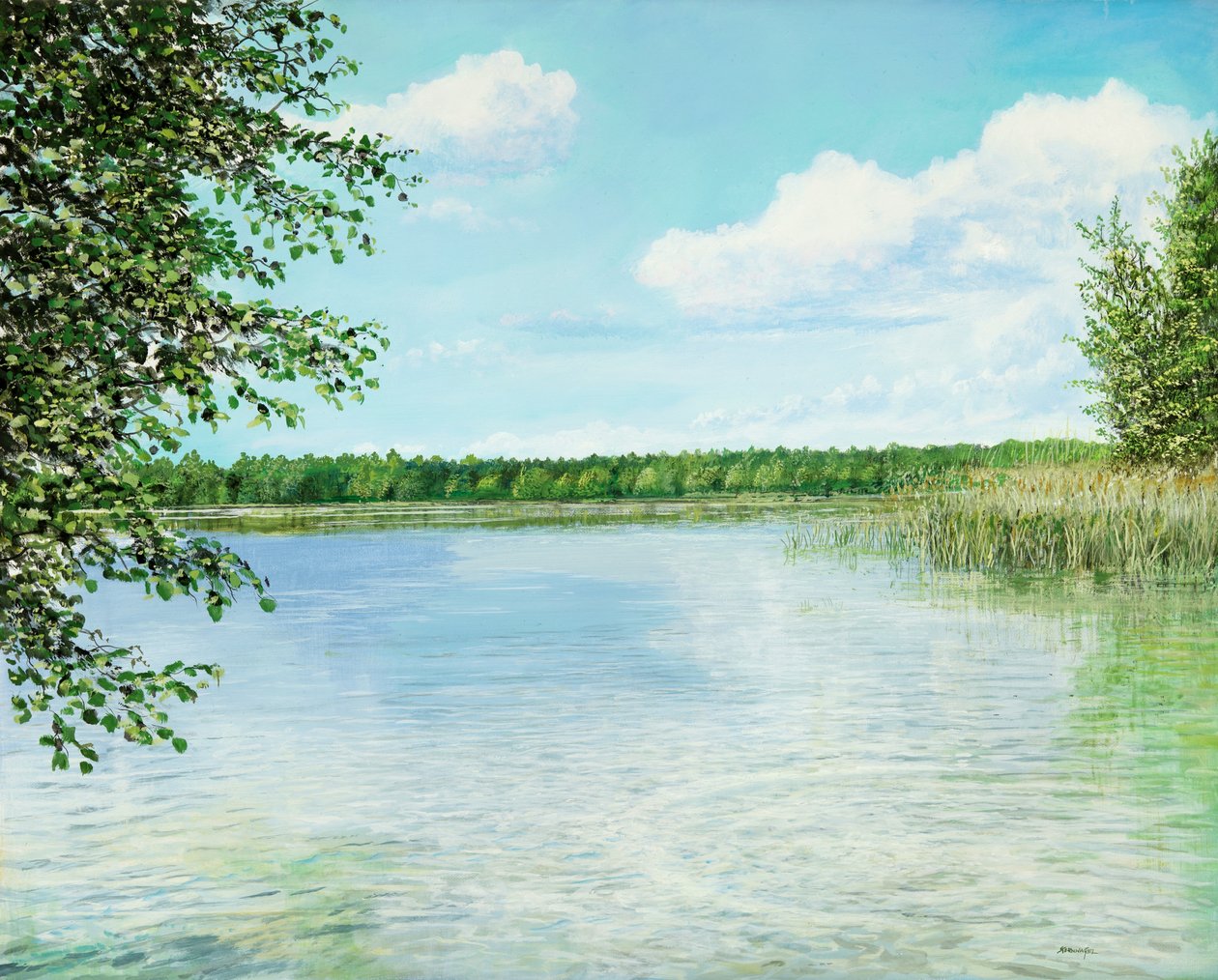 Lago vicino a Muencheberg da Silvian Sternhagel