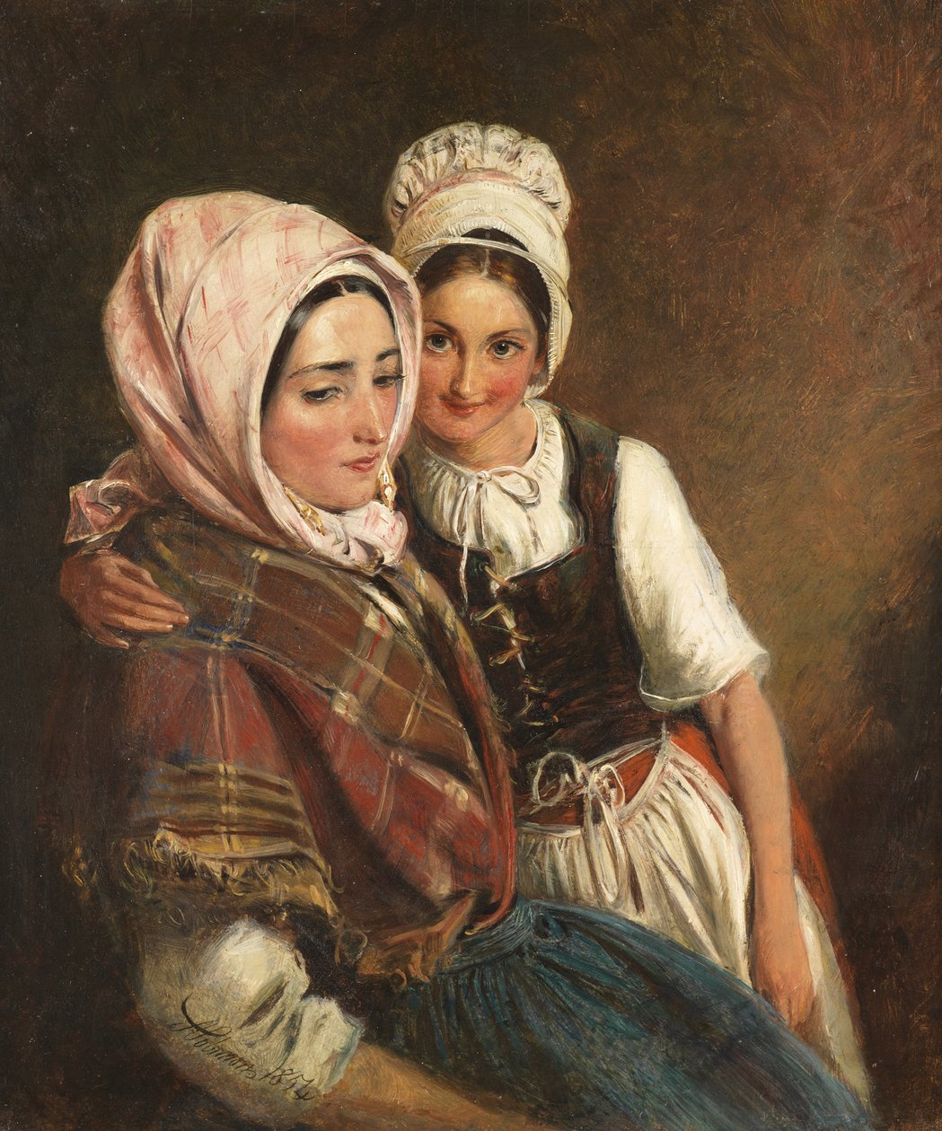Madre e figlia da Simeon Solomon