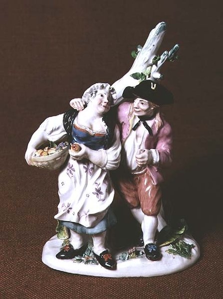 Gruppo di contadini di Hoechst, 1752 da Simon Feilner