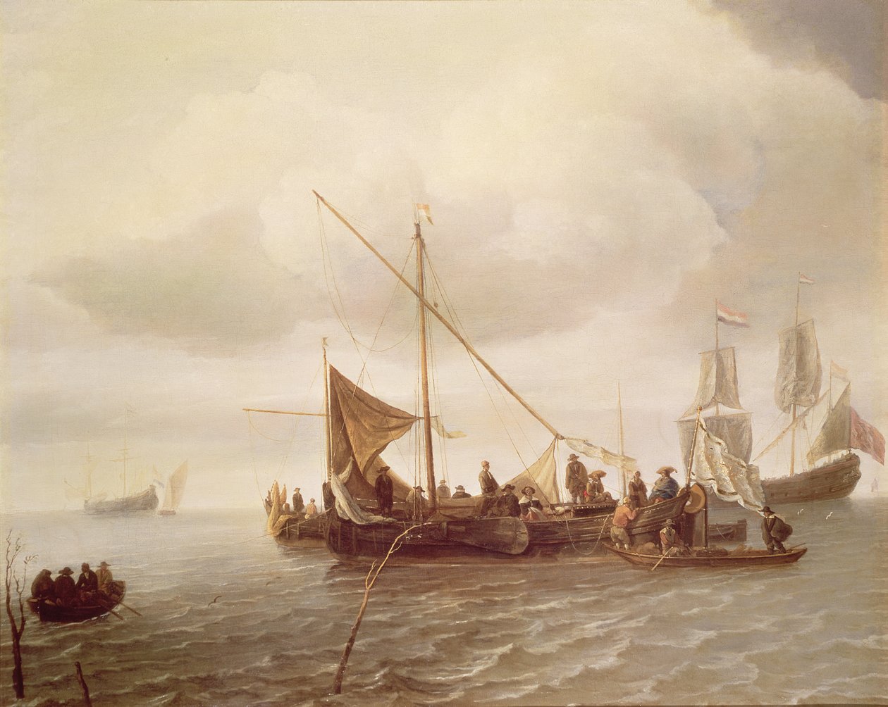 Scena di navigazione, XVII secolo da Simon de Vlieger