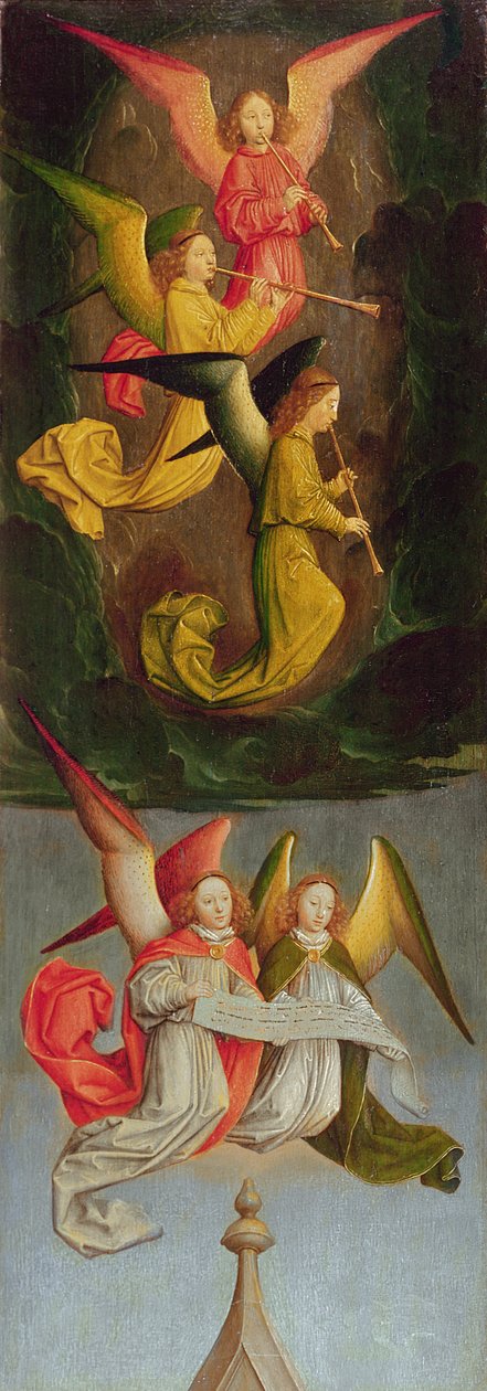 Un coro di angeli, 1459 da Simon Marmion